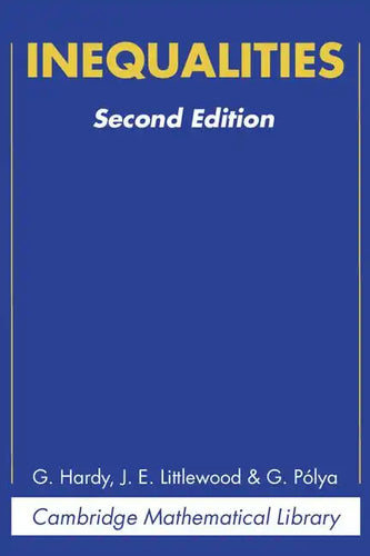 Inequalities - Paperback