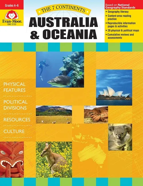 7 Continents: Australia and Oceania, Grade 4 - 6 Teacher Resource - Paperback