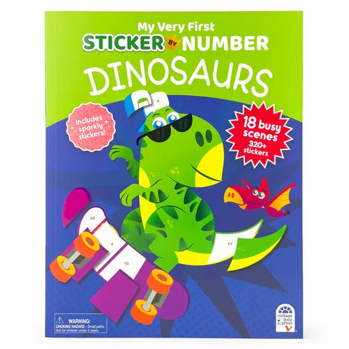 Dinosaurs: My Very First Sticker by Number - Paperback