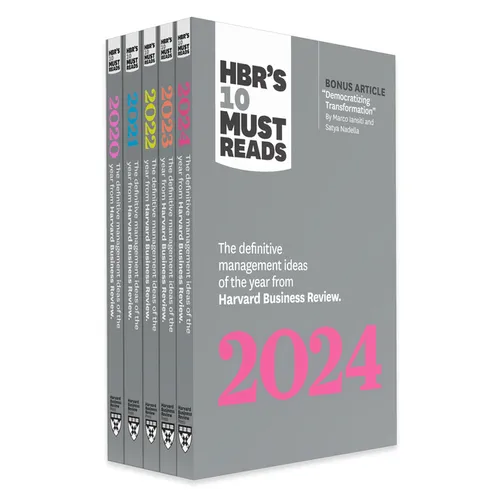 5 Years of Must Reads from Hbr: 2024 Edition (5 Books) - Paperback