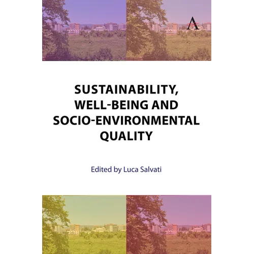 Sustainability, Well-Being and Socio-Environmental Quality - Hardcover
