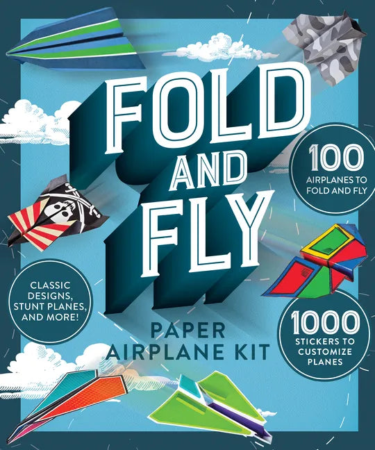 Fold and Fly Paper Airplane Kit - Hardcover