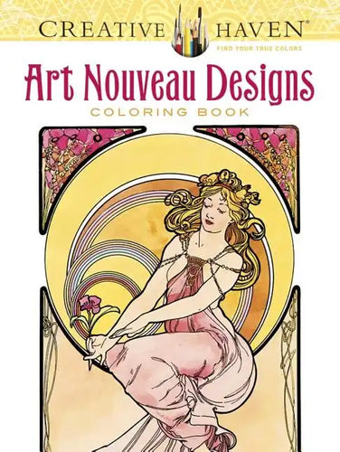 Creative Haven Art Nouveau Designs Coloring Book - Paperback