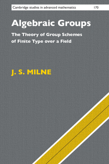 Algebraic Groups: The Theory of Group Schemes of Finite Type Over a Field - Paperback