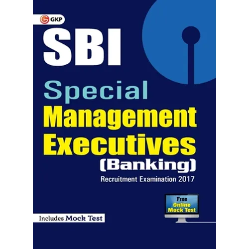 SBI Special Management Executives (Banking) 2017 - Paperback