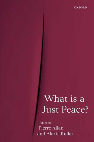 What Is a Just Peace? - Paperback