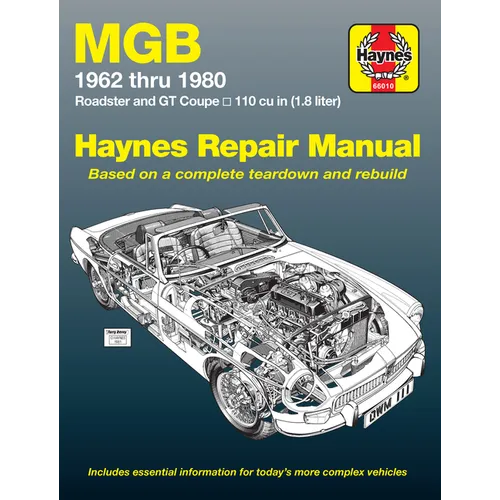 MGB Roadster & GT Coupe 1962-80 - Paperback