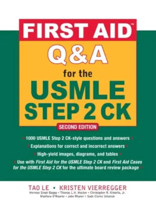 First Aid Q&A for the USMLE Step 2 Ck, Second Edition - Paperback