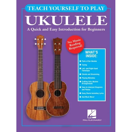 Teach Yourself to Play Ukulele: No Music Reading Required! - Paperback