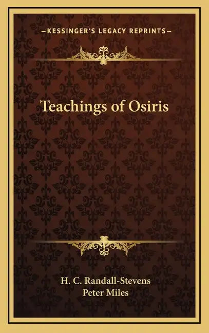 Teachings of Osiris - Hardcover