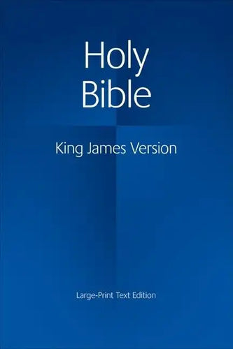 Large Print Text Bible-KJV - Hardcover