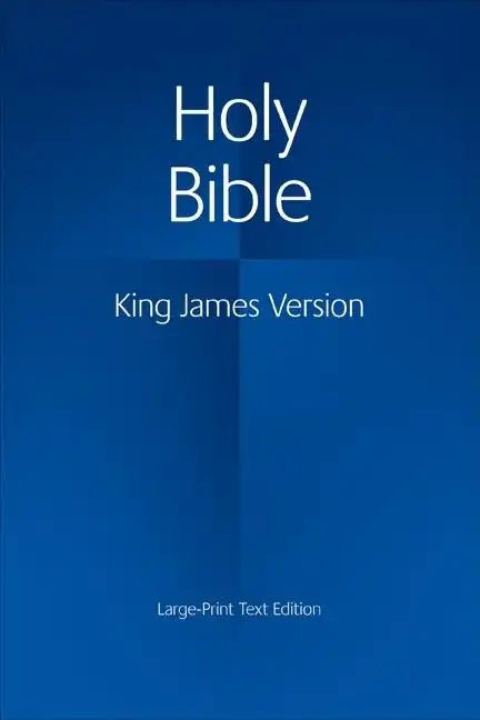 Large Print Text Bible-KJV - Hardcover