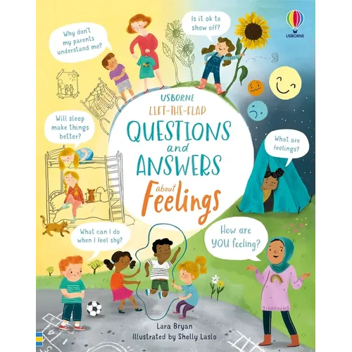 Lift-The-Flap Questions and Answers about Feelings - Board Book