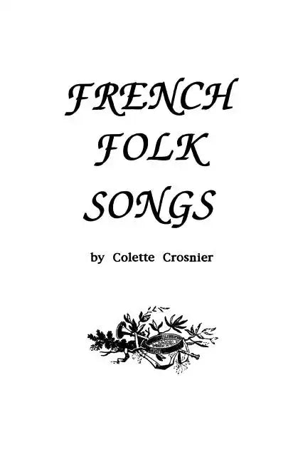 French Folk Songs - Paperback
