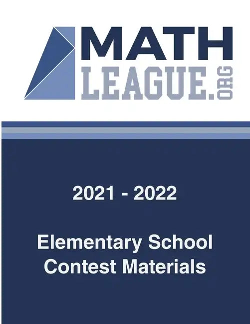 2021-2022 Elementary School Contest Materials - Paperback