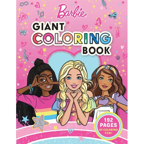 Barbie: Giant Coloring Book - Paperback