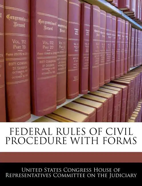 Federal Rules of Civil Procedure with Forms - Paperback