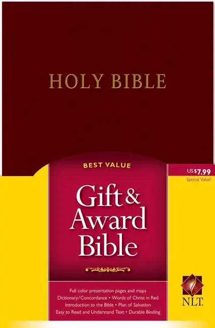 Gift and Award Bible-Nlt - Imitation Leather
