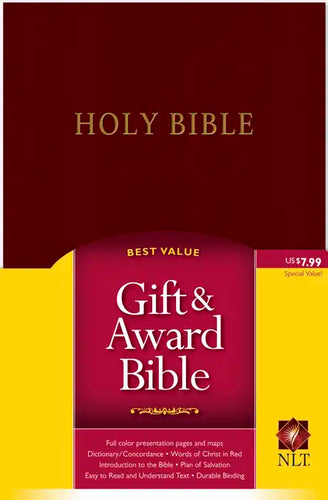 Gift and Award Bible-Nlt - Imitation Leather