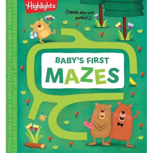 Baby's First Mazes: Puzzle Activity Book for Babies, Build Essential Fine-Motor Skills for Babies & Toddlers with Maze Activities, Perfect Baby Gift - Board Book