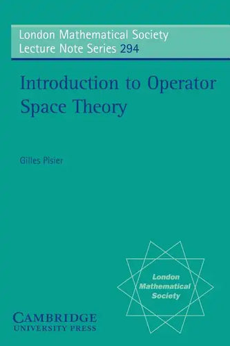 Introduction to Operator Space Theory - Paperback