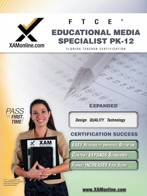 FTCE Educational Media Specialist Pk-12 Teacher Certification Test Prep Study Guide - Paperback