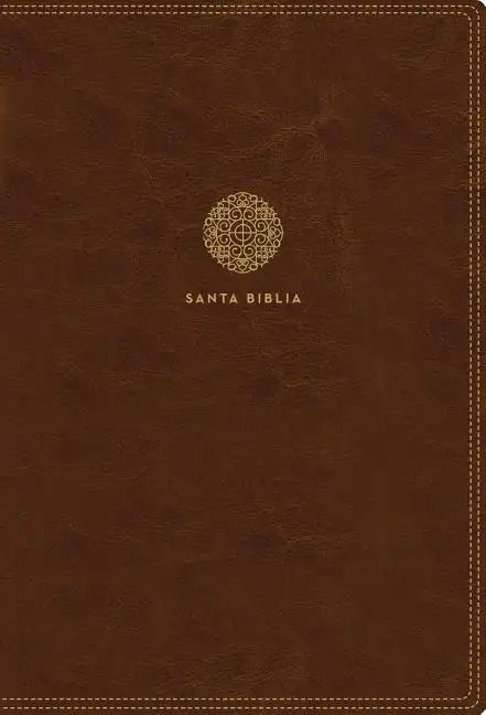 Rvr60, Santa Biblia, Letra Supergigante, Leathersoft, Café, Con Índice Y Cierre, Comfort Print - Leather