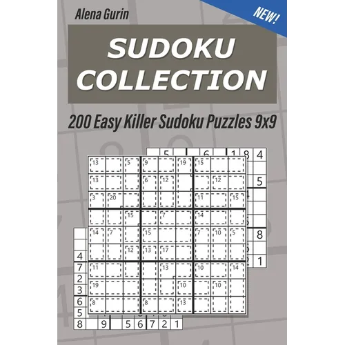 Sudoku Collection: 200 Easy Killer Sudoku Puzzles 9x9 - Paperback