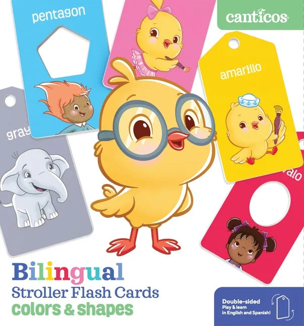 Canticos Bilingual Stroller Flash Cards: Colors & Shapes - Board Book