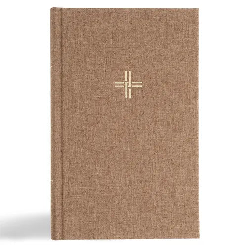 CSB Single-Column Personal Size Reference Bible, Brown Cloth Over Board