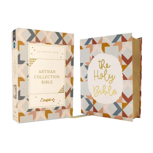 Niv, Artisan Collection Bible, Cloth Over Board, Multi-Color/Quilted, Red Letter, Comfort Print - Hardcover
