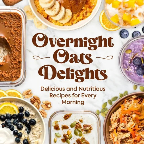 Overnight Oats Delights: Delicious and Nutritious Recipes for Every Morning: Delicious Overnight Oats Recipes for a Healthy Start - Paperback