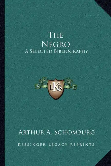 The Negro: A Selected Bibliography - Paperback