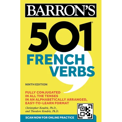 501 French Verbs, Ninth Edition - Paperback