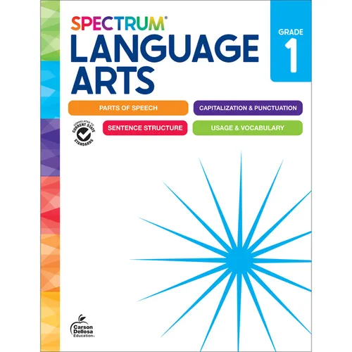 Spectrum Language Arts Workbook, Grade 1 - Paperback
