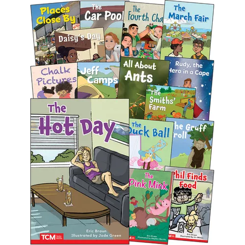 Decodable Books Grade 2 Set 1: 15-Book Set - Paperback