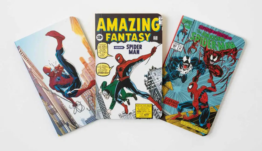 Marvel: Spider-Man Through the Ages Pocket Notebook Collection (Set of 3) - Paperback