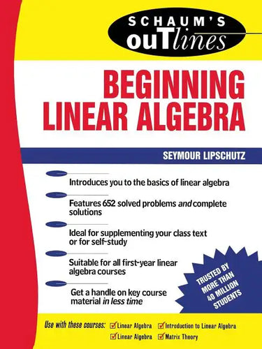 Schaum's Outline of Beginning Linear Algebra - Paperback