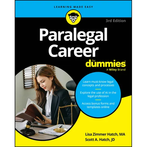 Paralegal Career for Dummies - Paperback