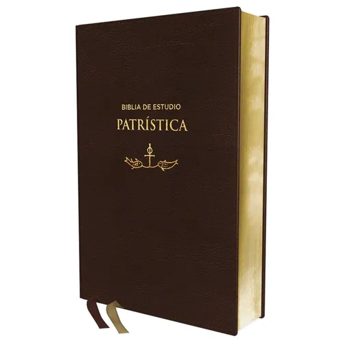 Rvr, Biblia de Estudio Patrística, Leathersoft, Marrón, Interior a DOS Colores, Palabras de Jesús En Rojo, Comfort Print: La Sabiduría del Cristianism - Leather