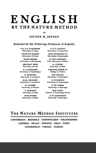 English by the Nature Method - Hardcover