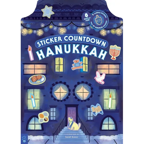 Sticker Countdown: Hanukkah - Hardcover
