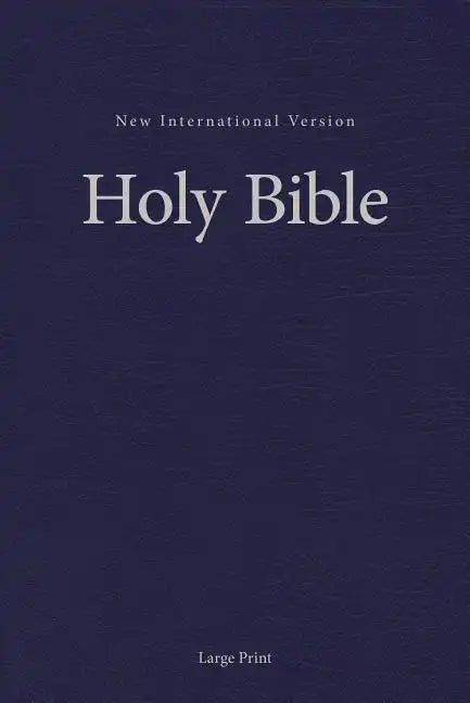 NIV, Pew and Worship Bible, Large Print, Hardcover, Blue - Hardcover