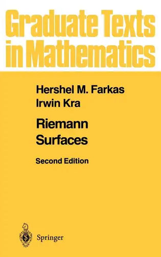 Riemann Surfaces - Hardcover