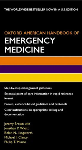 Oxford American Handbook of Emergency Medicine - Vinyl-bound