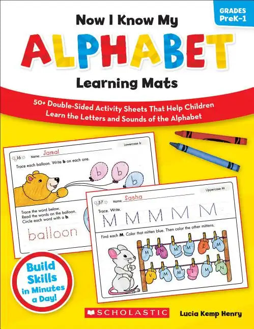 Now I Know My Alphabet Learning Mats - Paperback