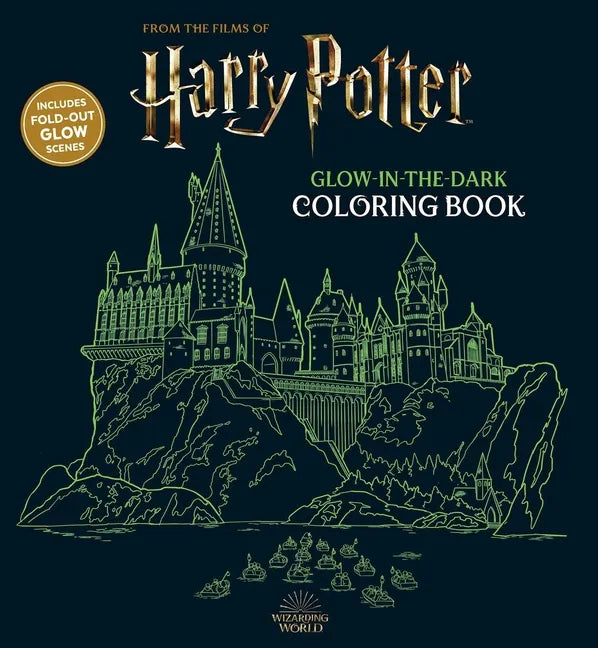 Harry Potter Glow in the Dark Coloring Book - Paperback