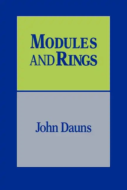 Modules and Rings - Paperback