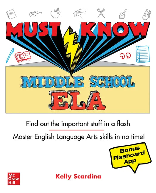 Must Know Middle School Ela - Paperback