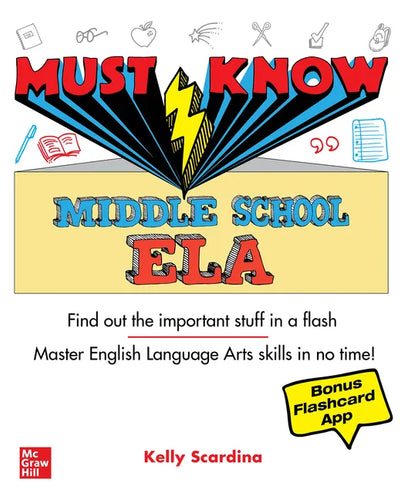 Must Know Middle School Ela - Paperback